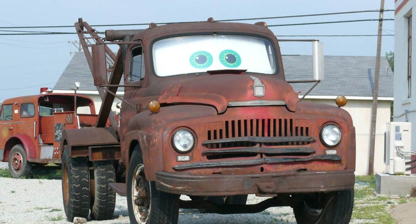 Mater on Route 66