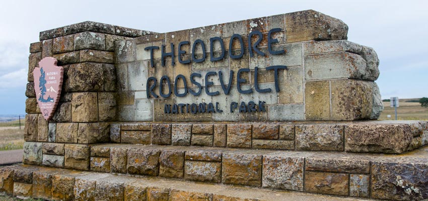 Theodore Roosevelt National Park Sign