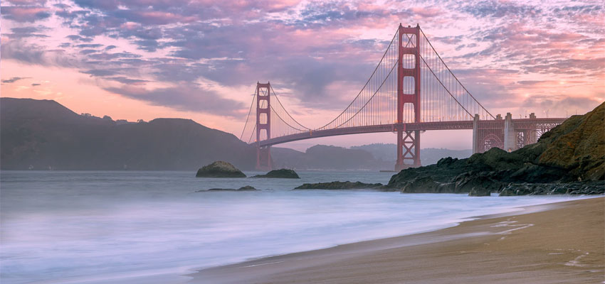 Golden Gate Bridge from Baker Beach