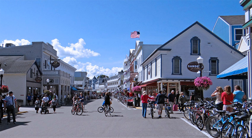 Mackinac Island biking