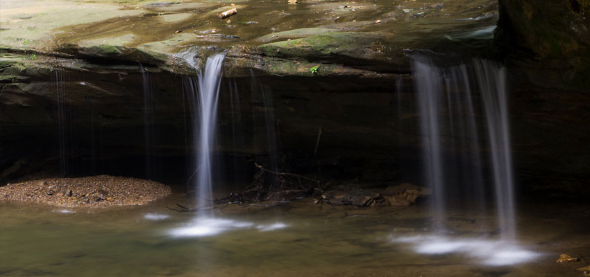 Old Mans Cave Falls