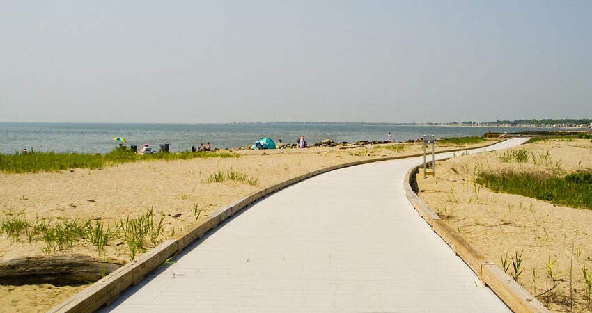 Silver Sands State Park Beach