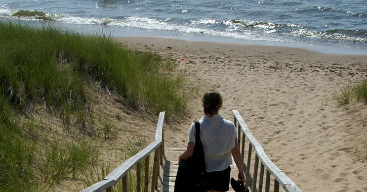 Oval Beach in iMichigan