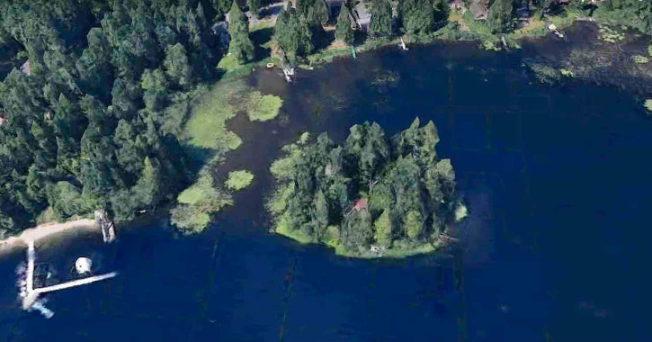 Private Island on Island Lake, Poulsbo, Washington