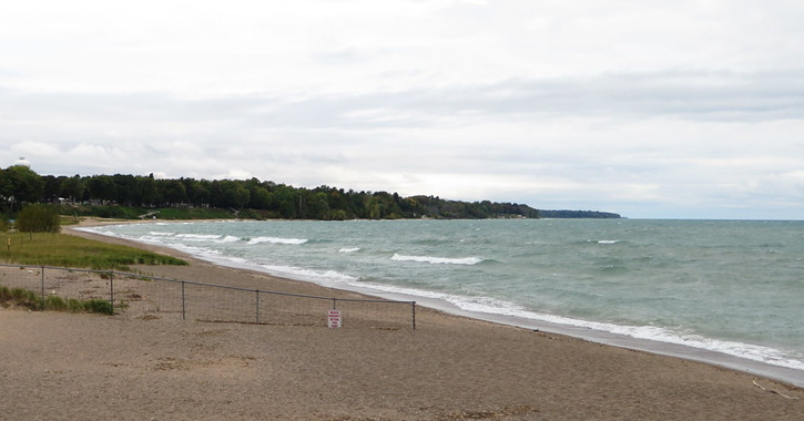 Lake Huron beaches in Michigan