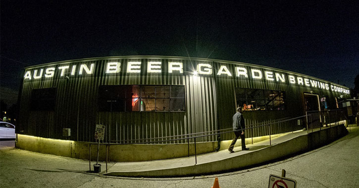 Austin beer garden 