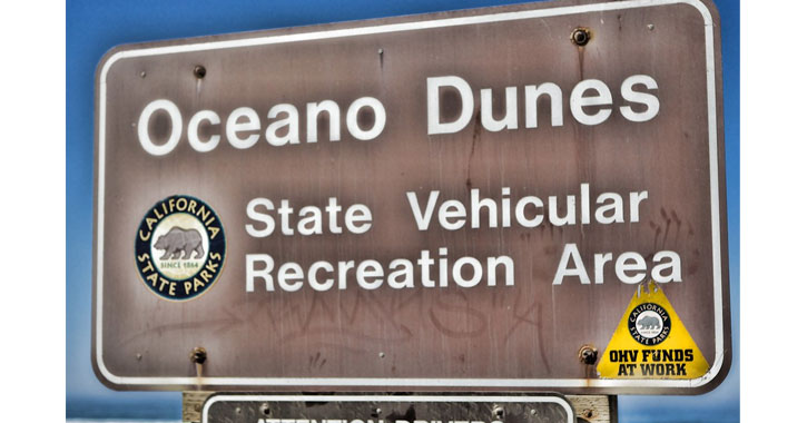 Pismo Beach sand dunes entrance