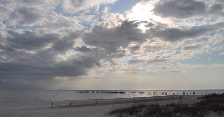 Ocean Springs beach Mississippi