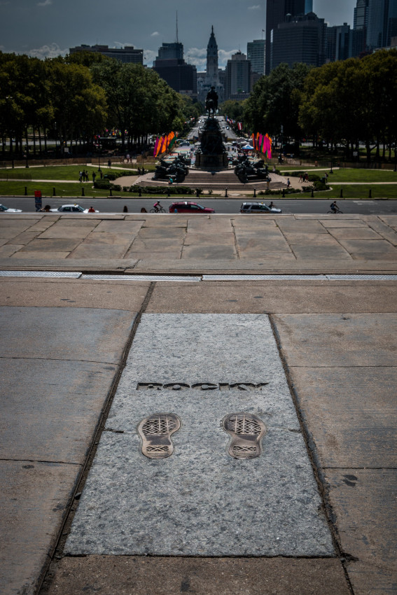 Rocky Steps, Philadelphia Museum of Art, Philadelphia, Pennsylvania