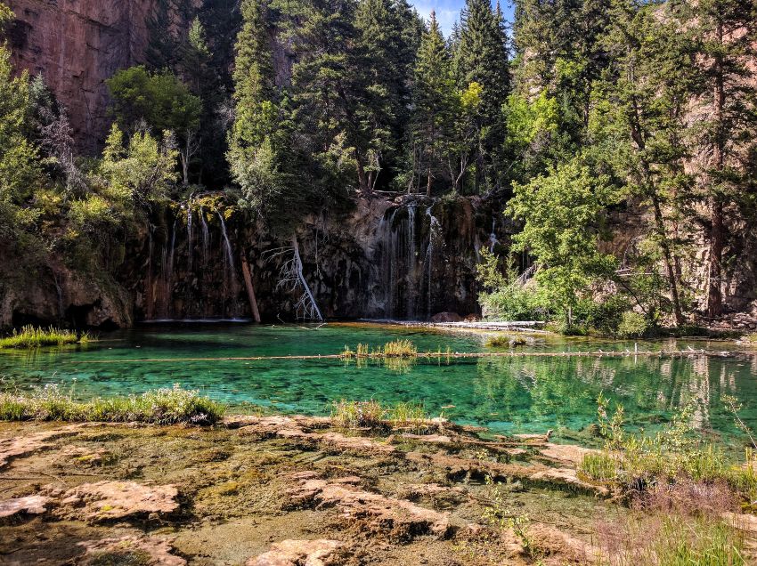 Clearest Lakes in the US Hanging Lake