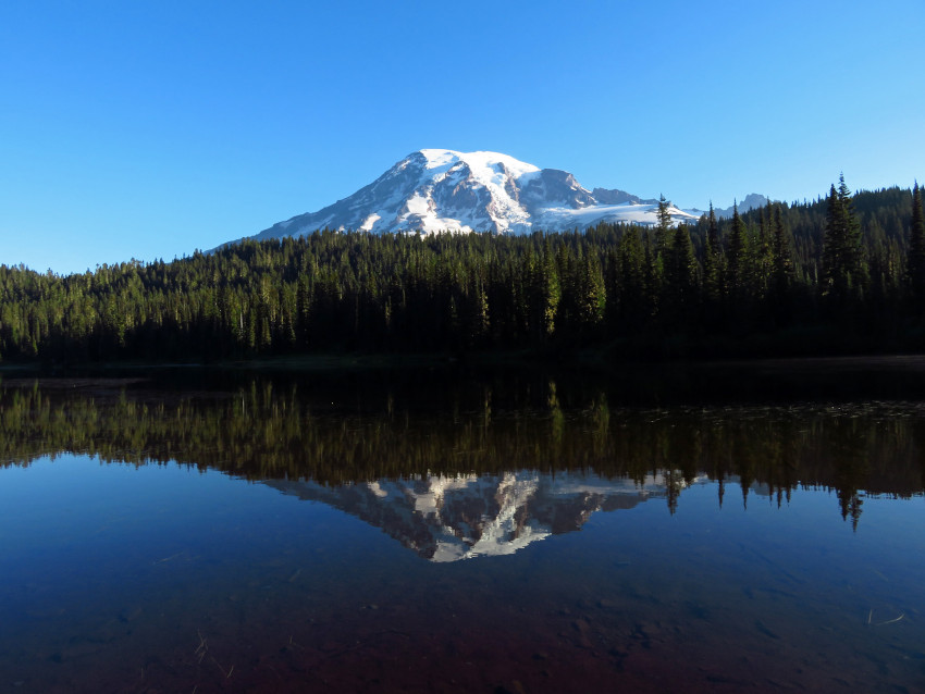 Reflection Lakes, Mount Rainier National Park, Washington