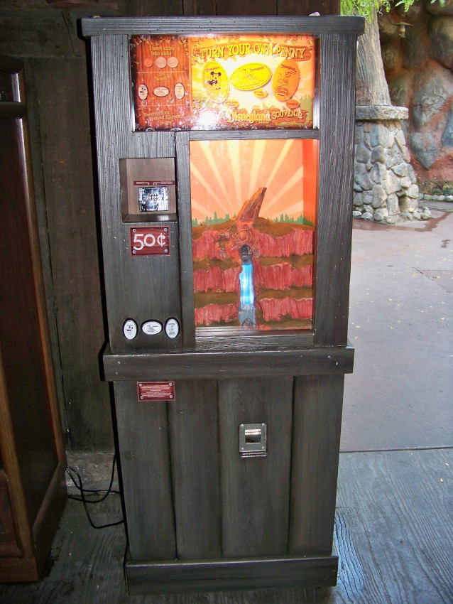 Splash Mountain Penny Press Machine, Disneyland Park, Anaheim, California