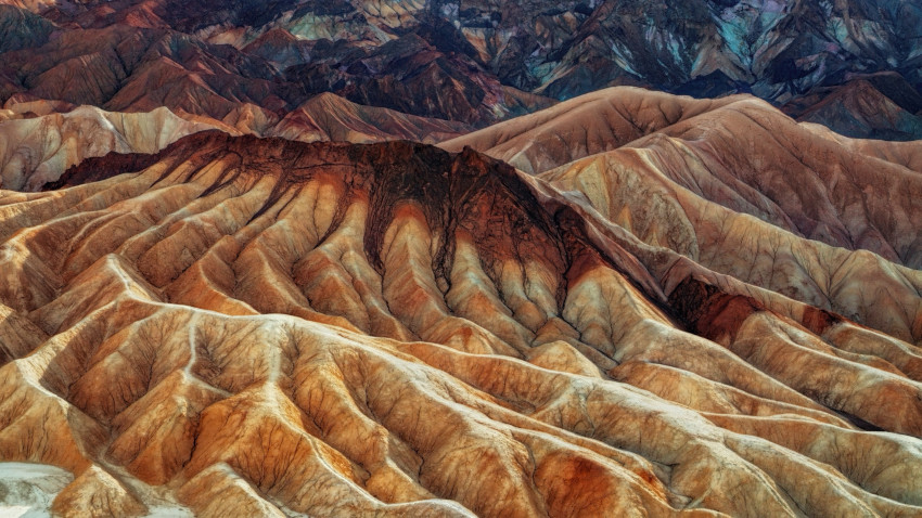 View from Zabriskie Point, Death Valley National Park, California