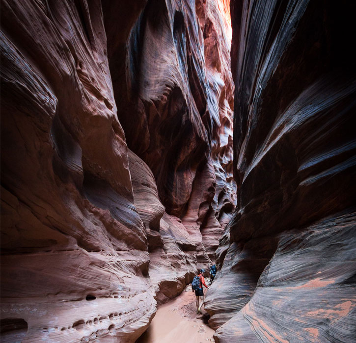 The Slot Canyon Utah