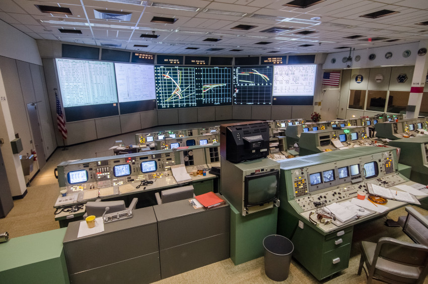 Mission Operations Control Room 2, Space Center Houston, Houston, Texas
