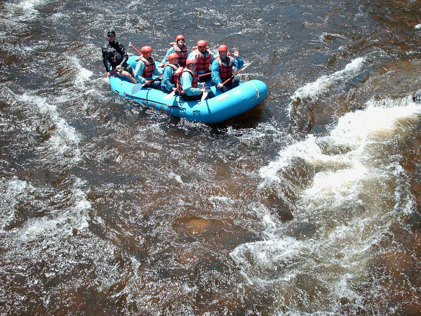 Rafters on the Cache la Poudre River, Fort Collins, Colorado