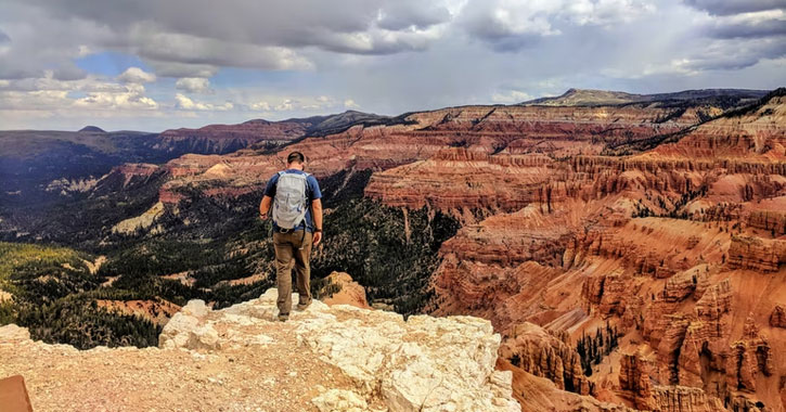 Spectra Point Trail scenic Utah hikes