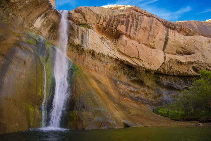 Utah hikes with waterfall