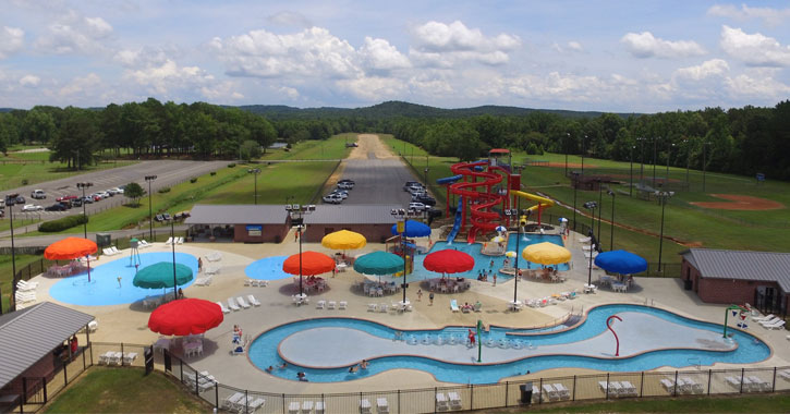 outdoor Alabama waterpark