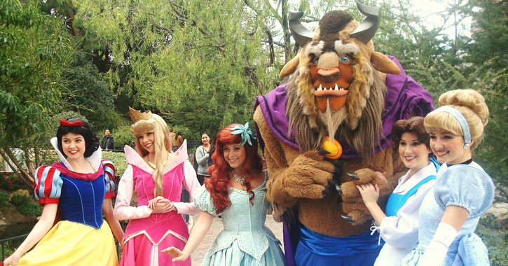 Disneyland characters for young kids