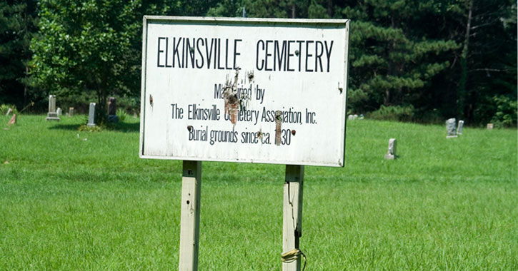 Abandoned cemetery