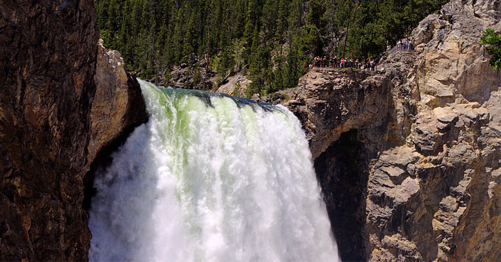 Yellowstone Park waterfalls