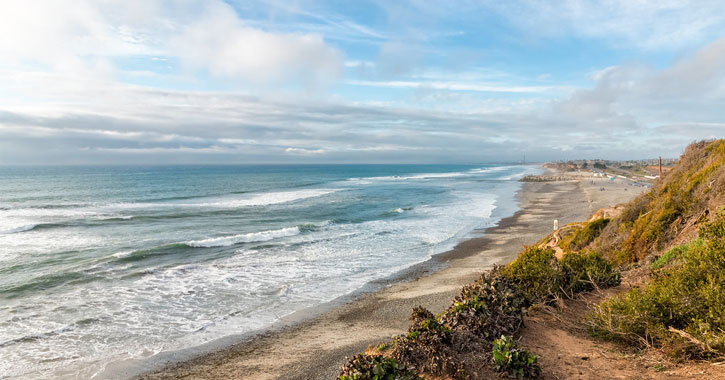 California's South Ponto Beach