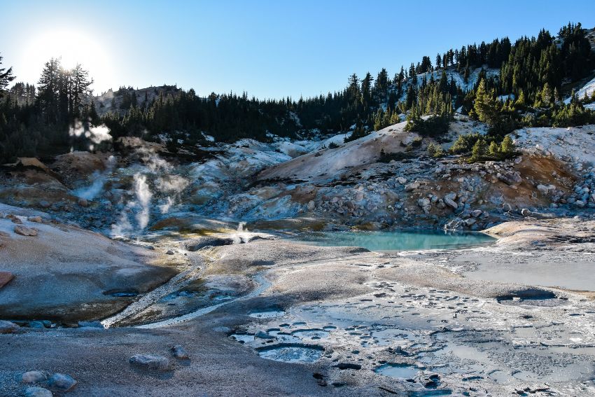 Lassen national parks in winter