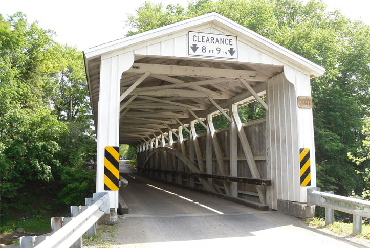 white covered bridge PA