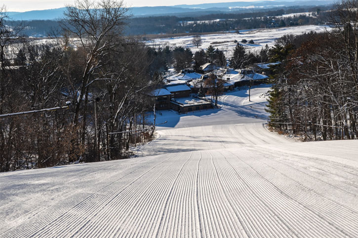 Ski resort in Wisconsin