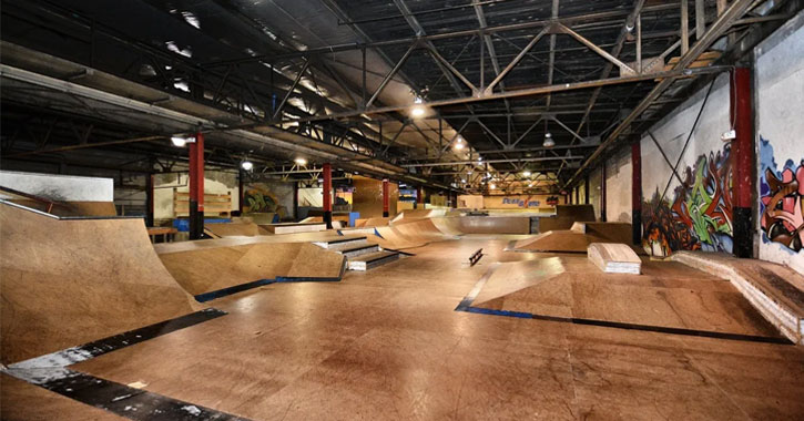 Indoor skate parks in PA