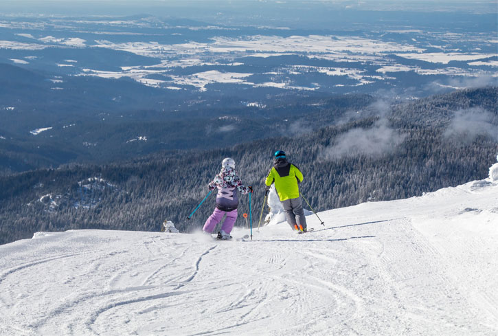 skiing near Spokane