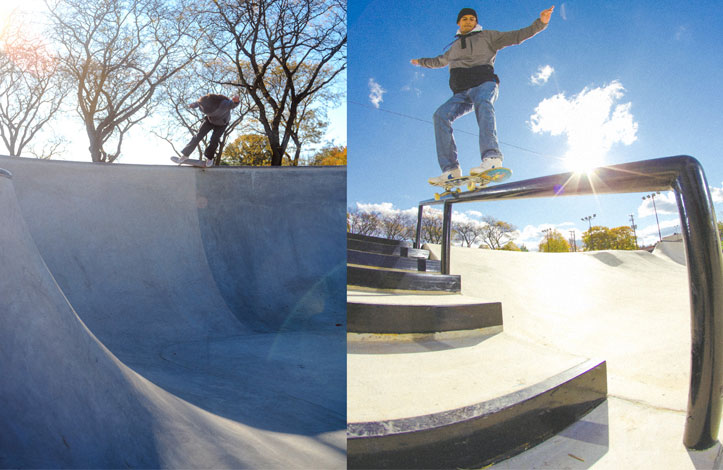 Jordan Park skatepark in PA