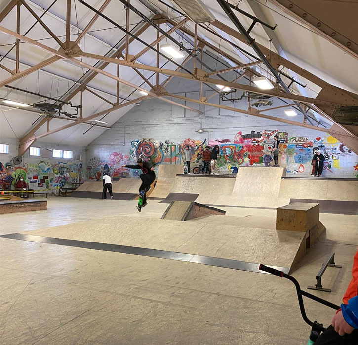 Maine indoor skate parks