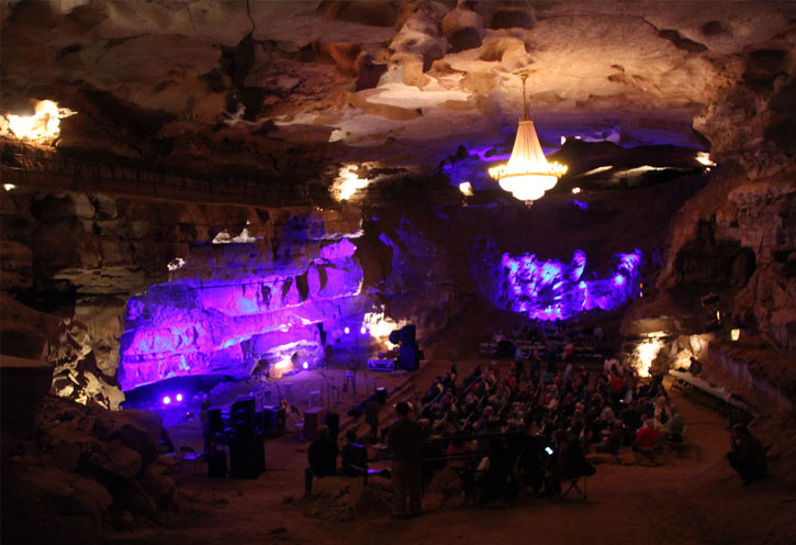 best caves in TN with band underground
