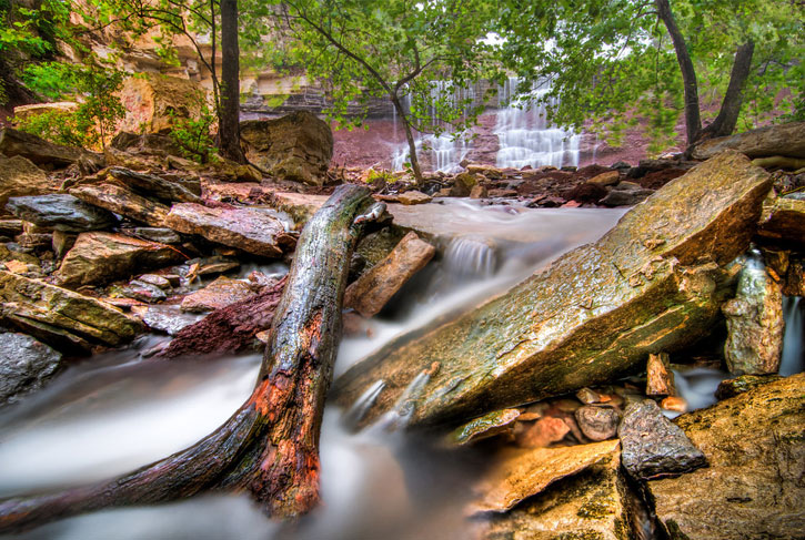 waterfalls in Kansas rivers