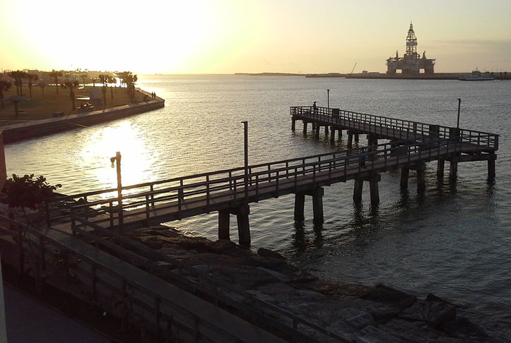 sleepy beach towns in Texas