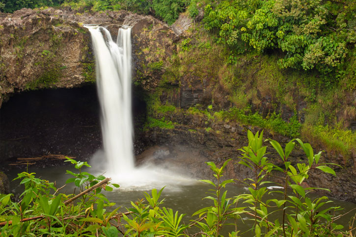 Hilo waterfalls Hawaii