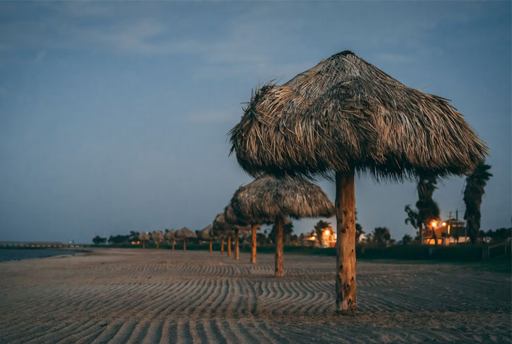 Rockpot, beach towns of Texas