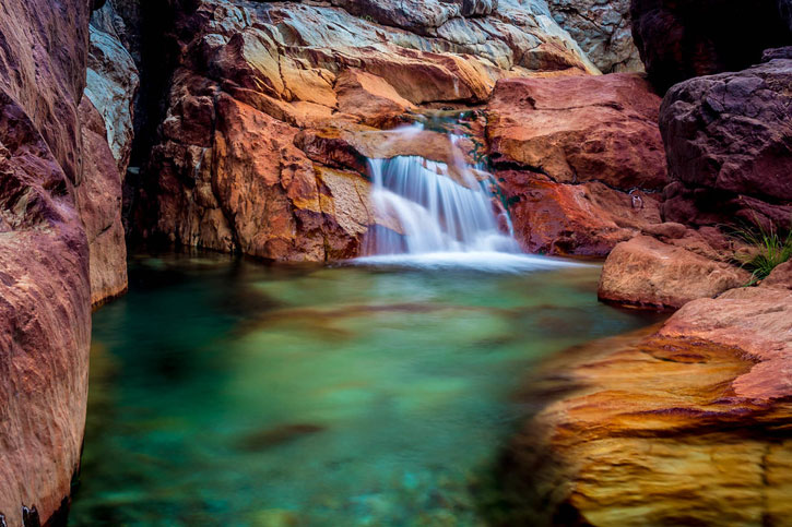 Northern California natural waterslide