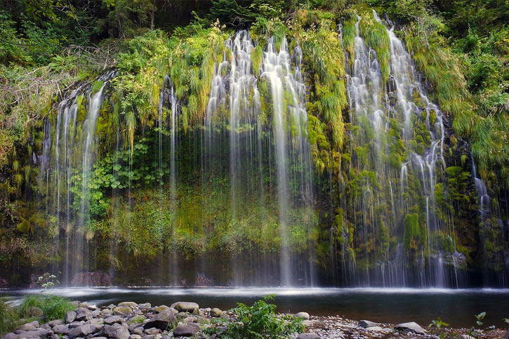 Mossbrae Falls in Dunsmuir, California