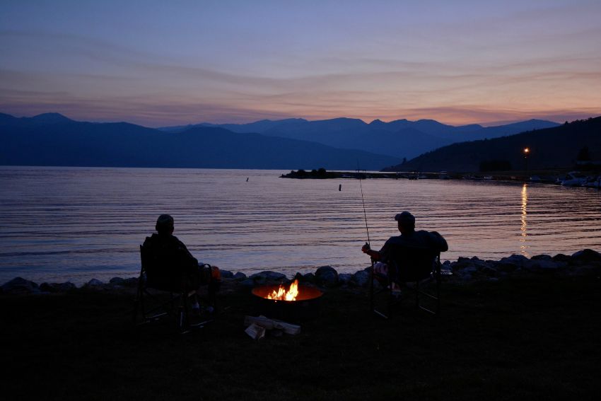 camping at Yellowstone