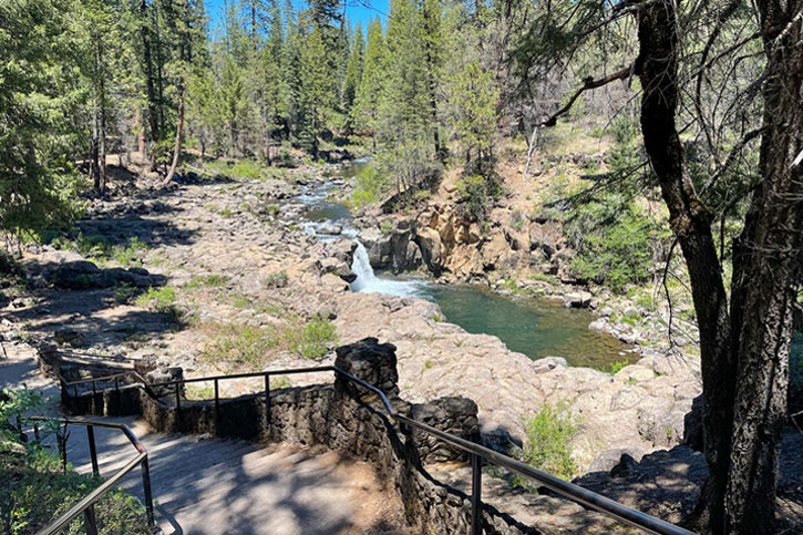 three part waterfalls Northern California