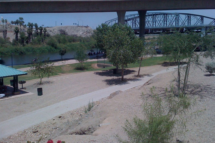 Arizona beaches with shade