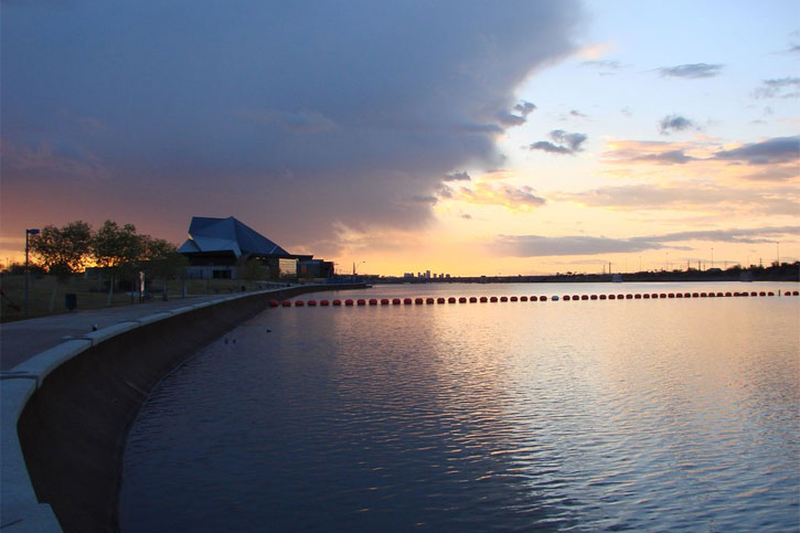 Tempe beach in Arizona