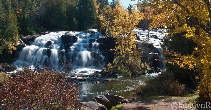 Bond Falls in Michigan