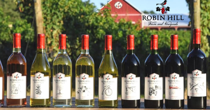 wines of Robin Hill Farm and Vineyards