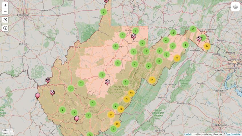 Rockhounding Spots and Areas in West Virginia 