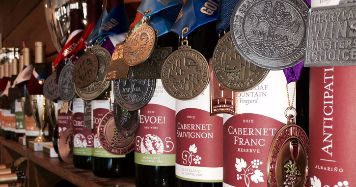 award-winning Maryland wines