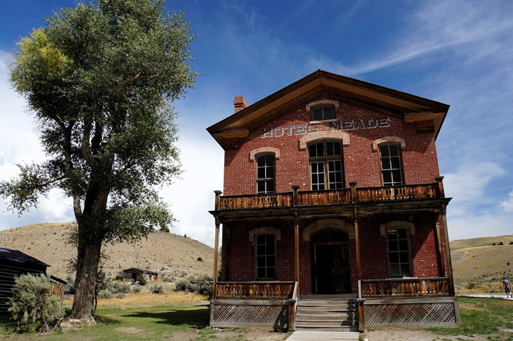 Abandoned hotel Bannack Montana